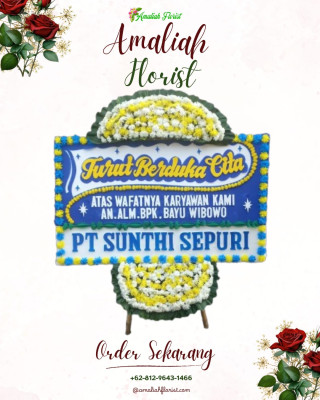 Papan Bunga Duka di Sosa