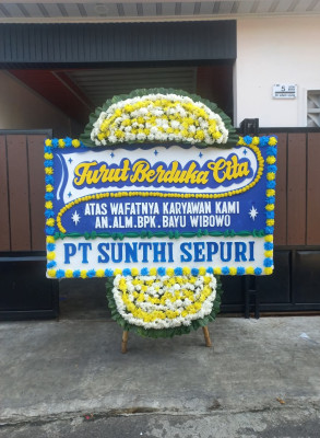 Papan Bunga Duka di Sosa